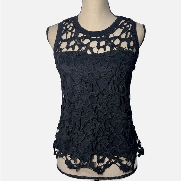 VALERIE STEVENS BLACK TOP size Small - Picture 1 of 6